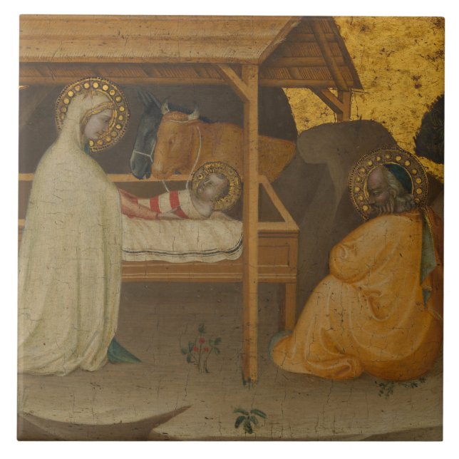 Puccio di Simone - The Nativity Tile (Front)