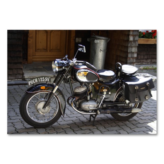 Puch 125 SV Table Number (Front)
