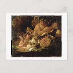 Puck and Fairies, from 'A Midsummer Night's Dream' Postcard