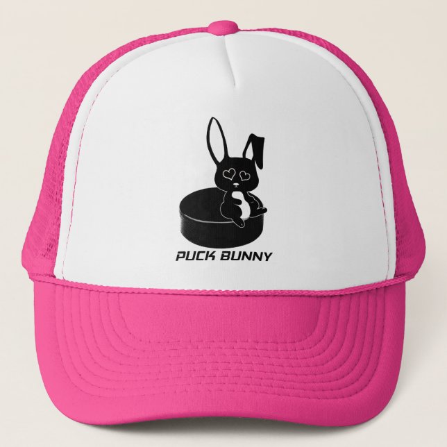 Puck Bunny Lid Trucker Hat (Front)