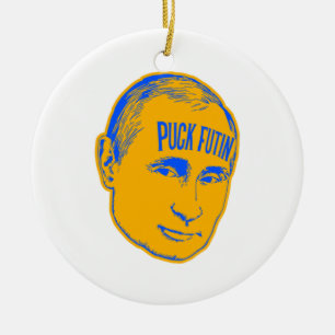 PUCK FUTIN!  CERAMIC TREE DECORATION