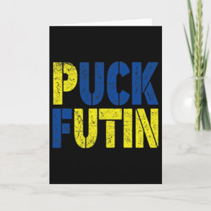 Puck Futin For This War - War On Ukraine - Support Card