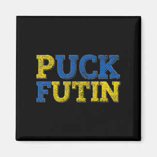 PUCK FUTIN I Stand With Ukraine  Magnet