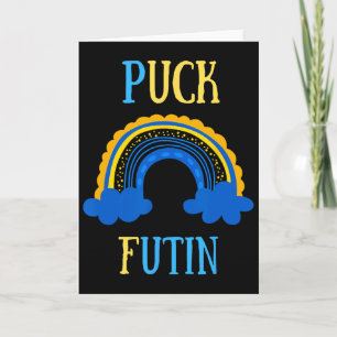 Puck Futin Meme Funny Design Ukraine Russia Card