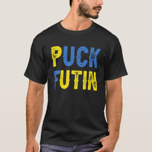 Puck Futin Meme I Stand With Ukrainians Ukraine Lo T-Shirt