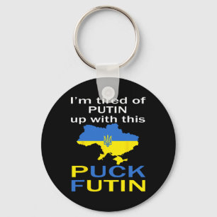 Puck Futin Meme Pround Of Ukrainian Ukraine Map Fl Key Ring