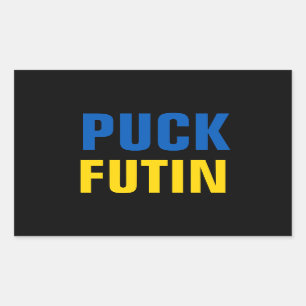 Puck Futin       Rectangular Sticker