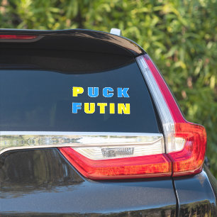 Puck Futin Sticker Ukrainian Flag Support Ukraine 