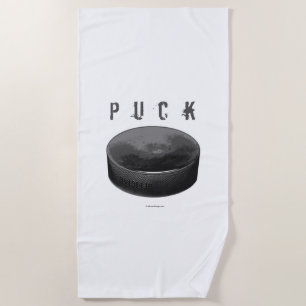 PUCK (hockey) Beach Towel