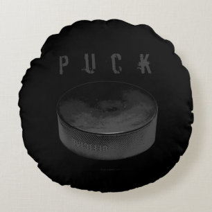 PUCK (Hockey) Round Cushion