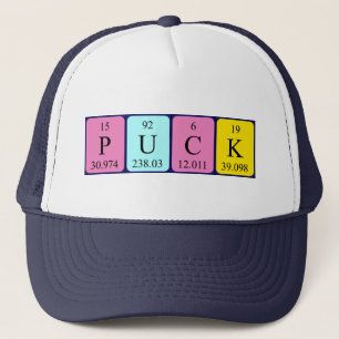 Puck periodic table name hat