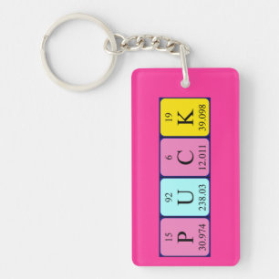 Puck periodic table name keyring