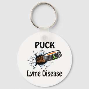 Puck The Causes Lyme Disease Keychain