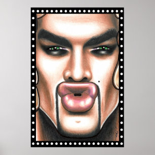 Pucker Up/Close-Up Poster