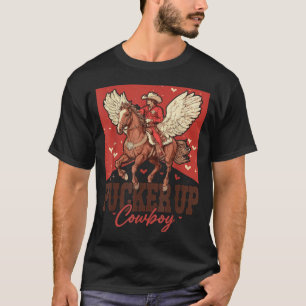 Pucker Up Cowboy Funny Western Valentines T-Shirt