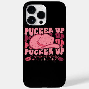 Pucker Up Cowboy Western Valentines Day Case-Mate iPhone 14 Pro Max Case