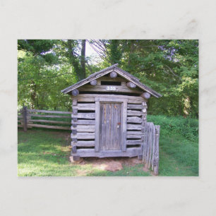Puckett Cabin Shed Postcard