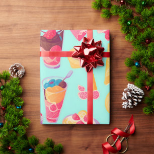 Pudding Mosaic Colorful Personalized Pattern Wrapping Paper