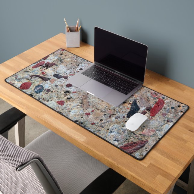 Pudding Stone Texture Desk Mat (Office 2)