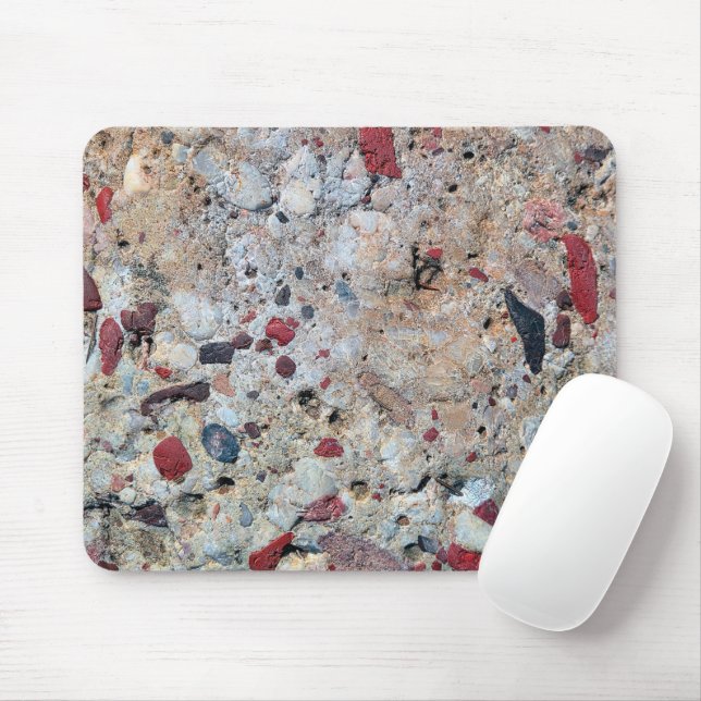Pudding Stone Texture Mouse Pad (With Mouse)