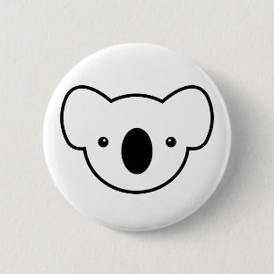 Pudding the Koala 6 Cm Round Badge