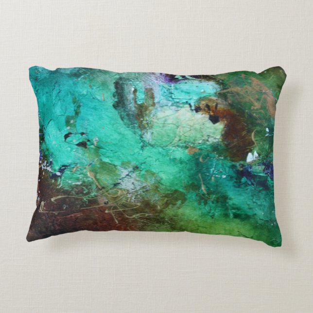 Puddles After the Rain Accent Pillow (Back)