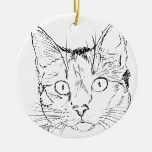 Puddy Cat Ceramic Tree Decoration