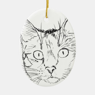 Puddy Cat Ceramic Tree Decoration