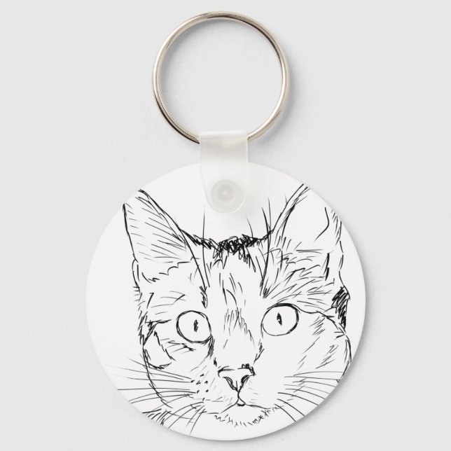 Puddy Cat Key Ring (Front)