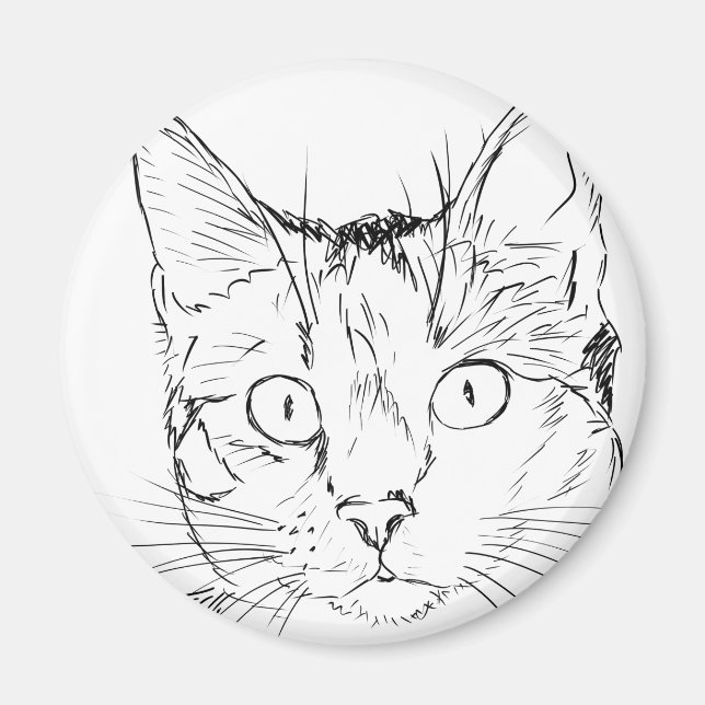 Puddy Cat Magnet (Front)