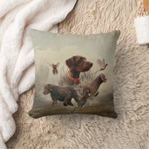 Pudelpointers, Hunting pheasant  Cushion