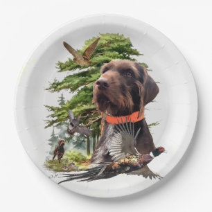 Pudelpointers Paper Plate