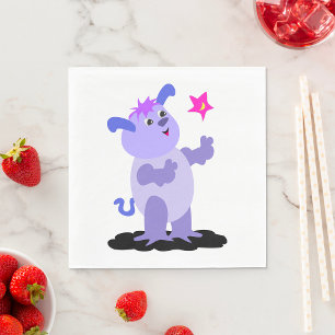 Pudgy Alien Napkin
