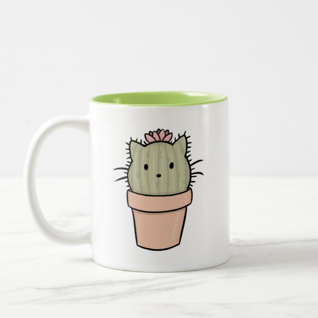 Pudgy Catcus Mug (Left)