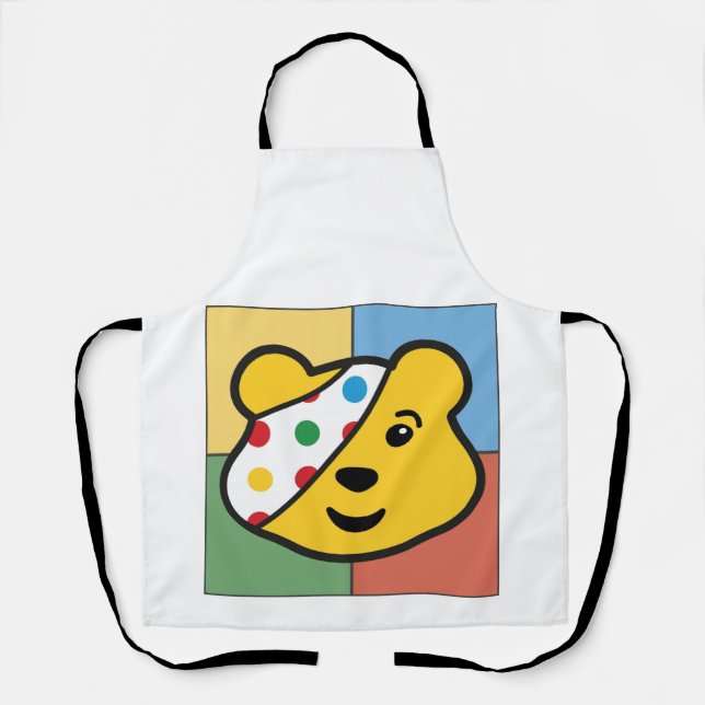Pudsey Bear Face Apron (Front)