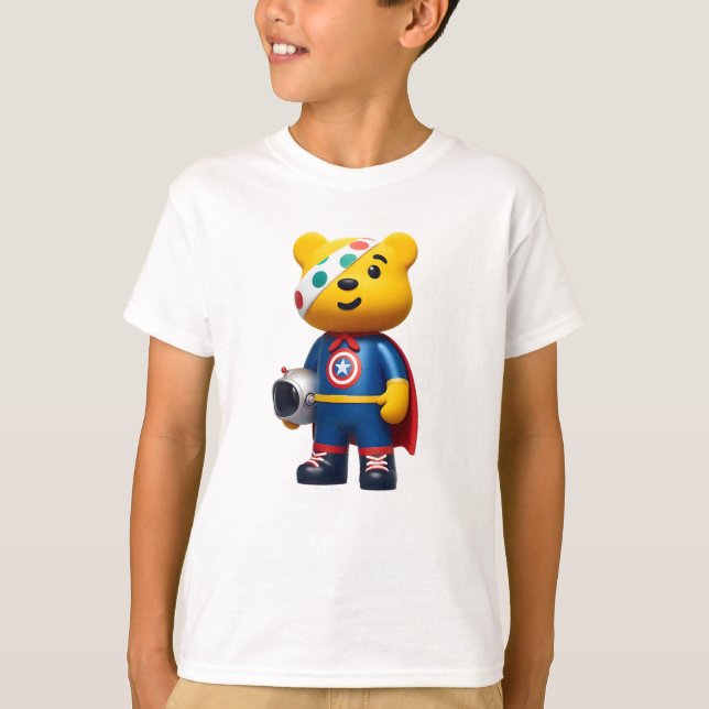 Pudsey Superhero  T-Shirt (Front)