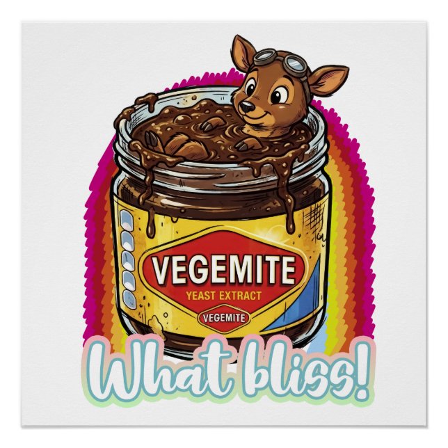 PUDU Soaking in Vegemite -What bliss- Poster (Front)