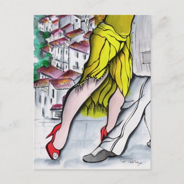 Pueblo Blanco Tango Postcard (Front)