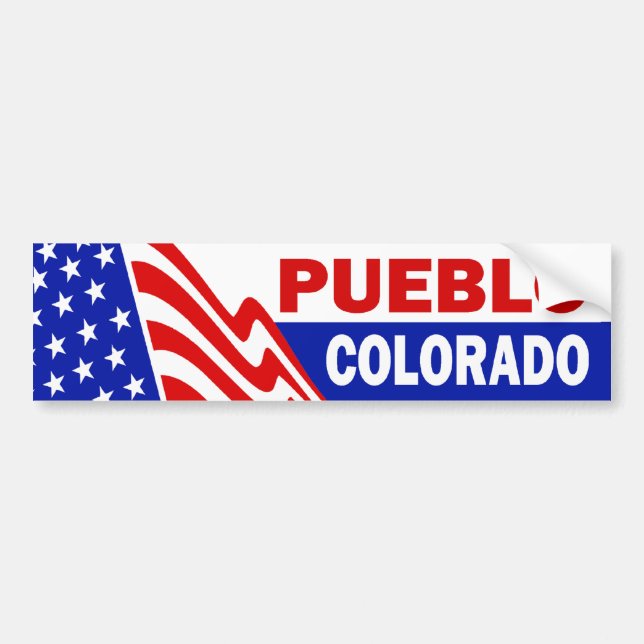 Pueblo, Colorado Bumper Sticker (Front)