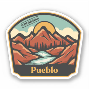 Pueblo, Colorado Sticker