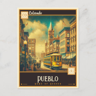 Pueblo, Colorado Vintage Postcard
