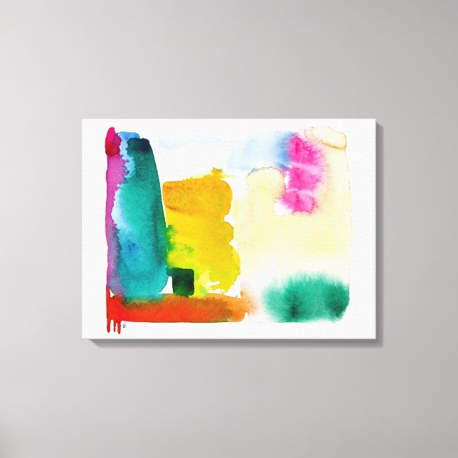 Pueblo Colorido Canvas Print (Front)