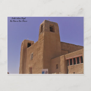 Pueblo Indian Village Chapel Postcard