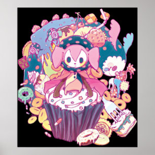 Puella Magi Magica Madoka - Charlotte and Friend Poster