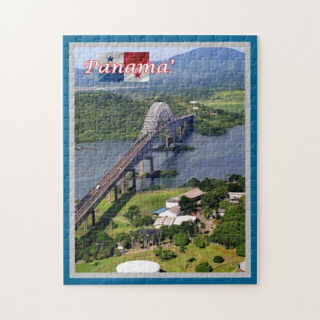 Puente De Las Américas - Panama - Jigsaw Puzzle (Vertical)