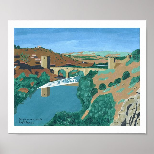 Puente de San Martin, Toledo Poster (Front)