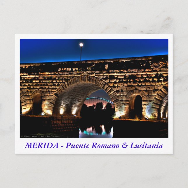 Puente Romano & Lusitania Postcard (Front)