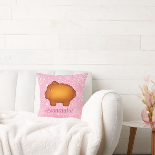 Puerquito De Piloncillo Pan Dulce Cushion