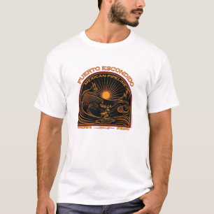 PUERTO ESCONDIDO MEXICAN SURFING T-Shirt