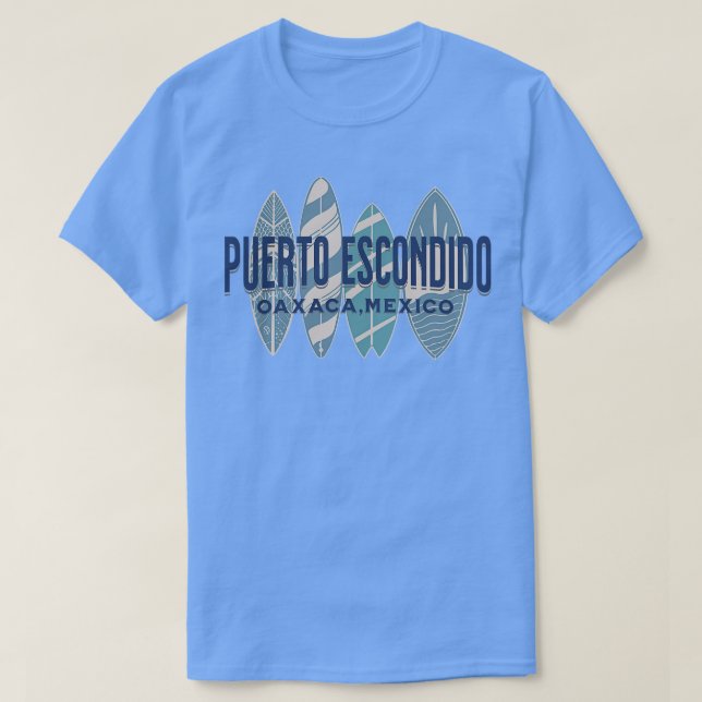 Puerto Escondido Oaxaca Mexico Big Wave Surfing 1 T-Shirt (Design Front)